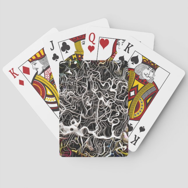 Abstrakte Muster-Hintergrundtextur Spielkarten (Rückseite)