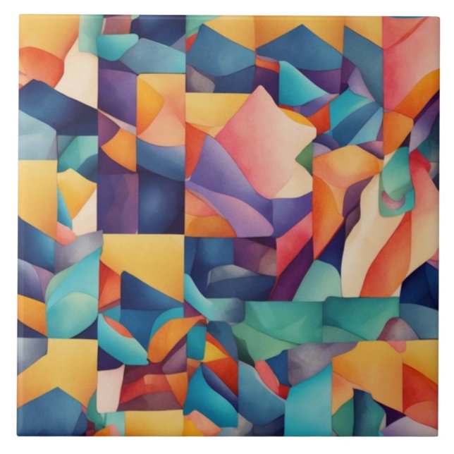 Abstrakte Muster Inspiriert durch Elemente Fliese (Vorderseite)