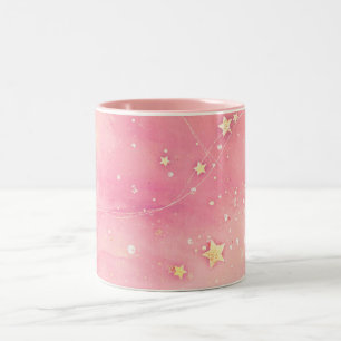 abstrakte Mustergalaxie Zwei-Tone-Kaffeemaschine T Zweifarbige Tasse