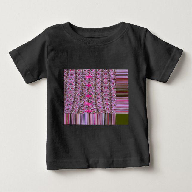 Abstrakte Musterkunst drucken, dicht und komplizie Baby T-shirt (Vorderseite)