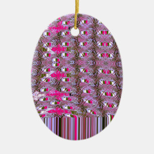 Abstrakte Musterkunst drucken, dicht und komplizie Keramikornament