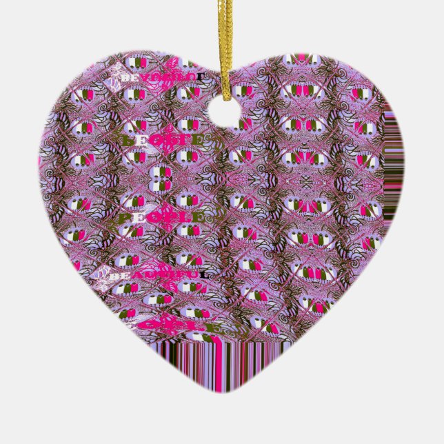 Abstrakte Musterkunst drucken, dicht und komplizie Keramikornament (Vorne)