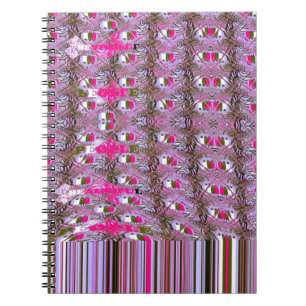 Abstrakte Musterkunst drucken, dicht und komplizie Notizblock