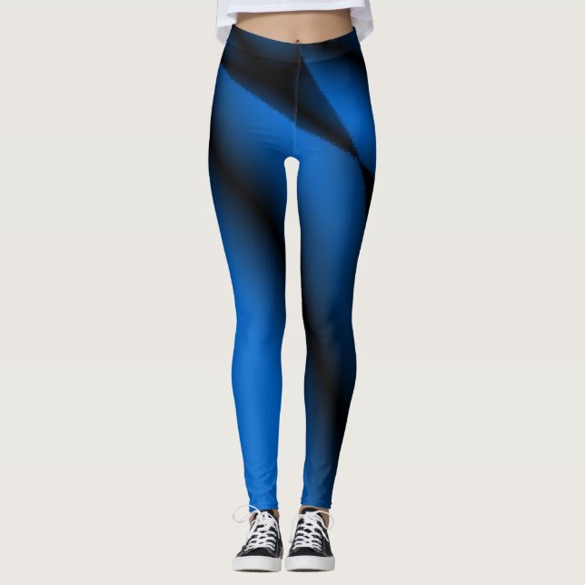 abstrakte Musterkunst Leggings (Vorderseite)