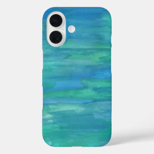 Abstrakte Mutter Erde in Blau iPhone 16 Hülle
