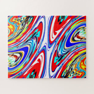 Abstrakte Mystery-Kunst Puzzle