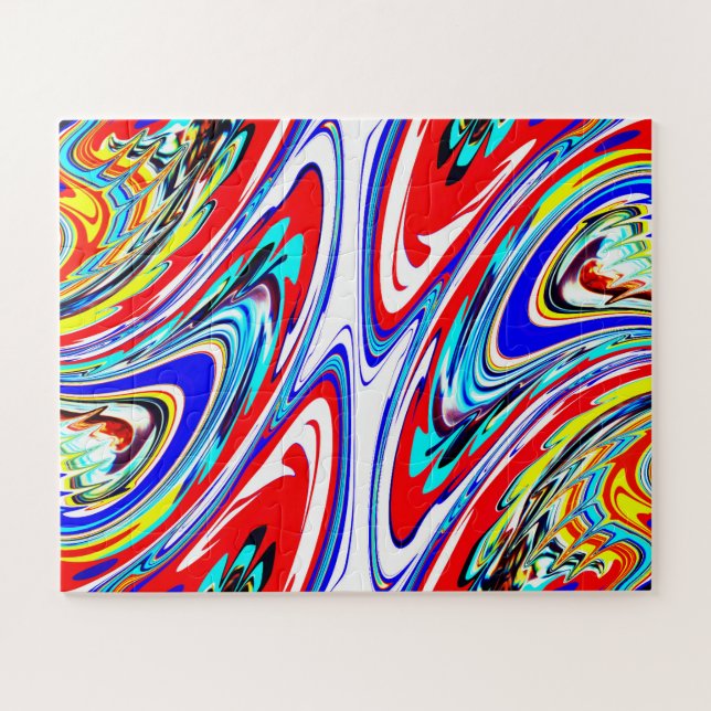 Abstrakte Mystery-Kunst Puzzle (Horizontal)