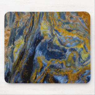 Abstrakte Nahaufnahme von Pietersite Mousepad
