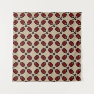 Abstrakte, nahtlose geometrische Fliesenmuster, Wandteppich