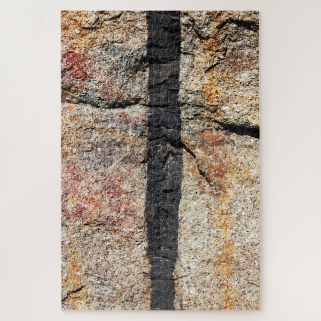 Abstrakte Natur - Küstenstreifen 1 Puzzle (Vertikal)