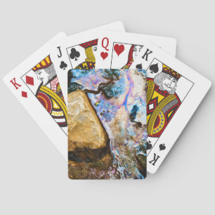 abstrakte Natur Stillwasser Spielkarten