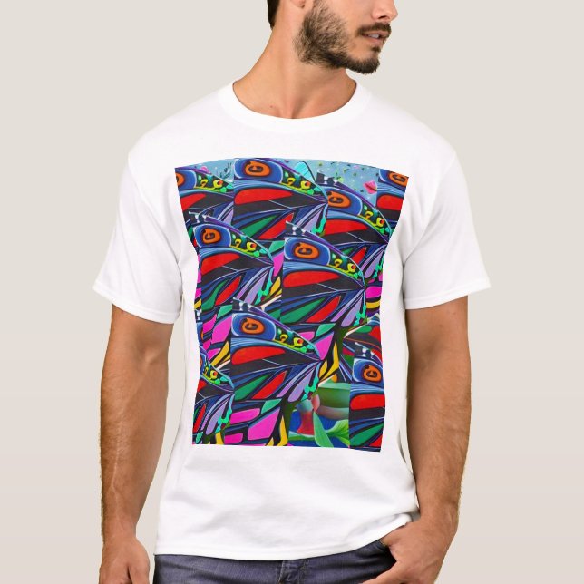Abstrakte Natur T-Shirt (Vorderseite)