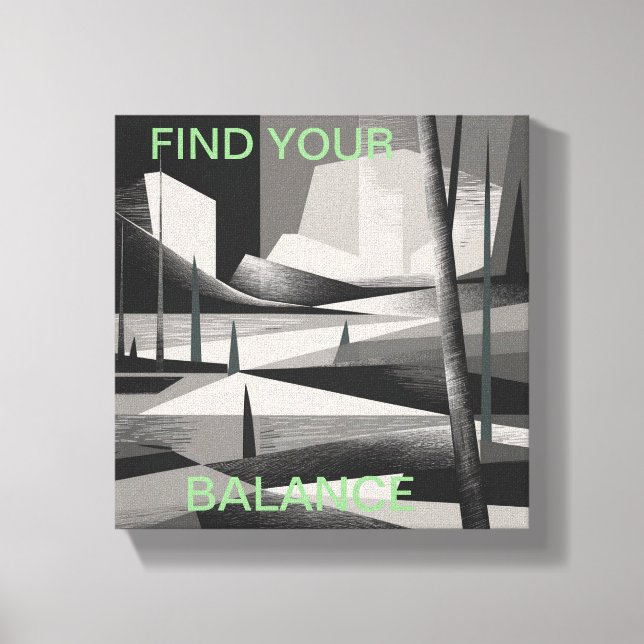 abstrakte Naturkunde Leinwanddruck (Vorderseite)