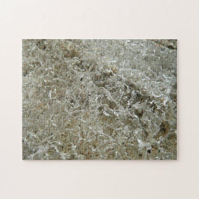 Abstrakte Naturtextur Gletschereis Puzzle (Horizontal)