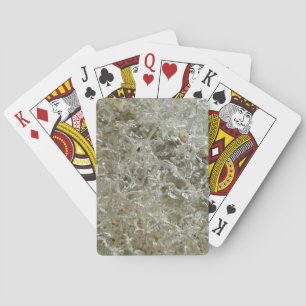 Abstrakte Naturtextur Gletschereis Spielkarten
