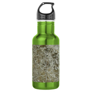 Abstrakte Naturtextur Gletschereis Trinkflasche