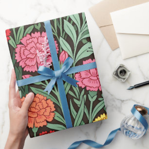 Abstrakte Nelken-Schmetterling-Verpackungspapier Geschenkpapier