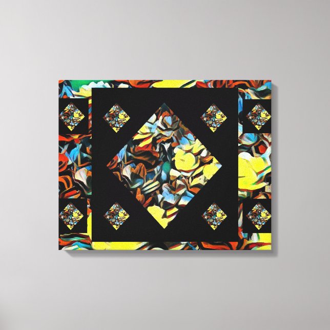 Abstrakte Nelkenkunst (Dreaming) - 20 X 16 Leinwanddruck (Vorderseite)