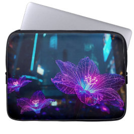 Abstrakte Neonadern 13' Laptopschutzhülle