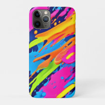 Abstrakte Neonröstchen Pinash Art