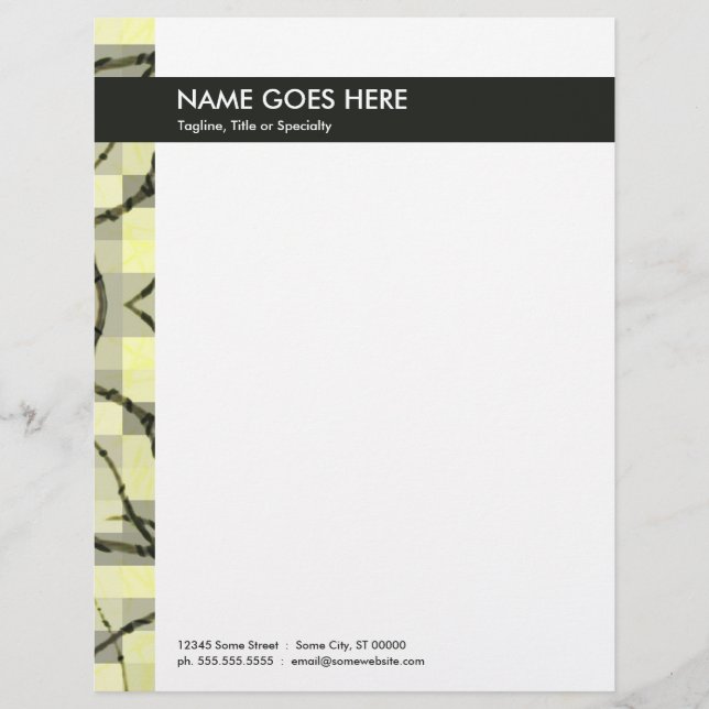 abstrakte Nerven Briefkopf (Vorderseite)