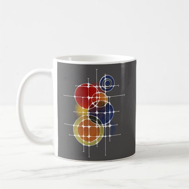 Abstrakte Neurografie Kaffeetasse (Links)