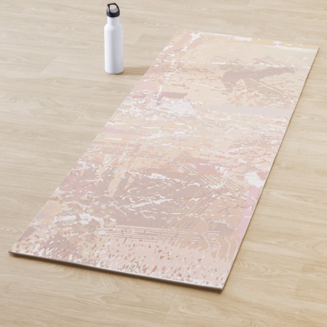 Abstrakte neutrale Mischung Yogamatte (Beispiel)