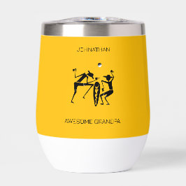 Abstrakte, Niedliche Mondlicht-Tanzgrandpa Tumbler