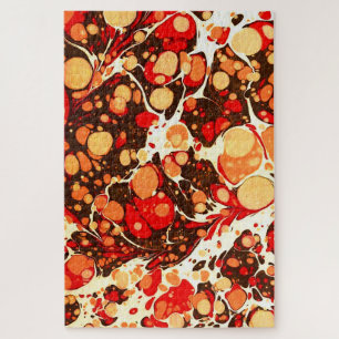 abstrakte , niedliche, rote puzzle