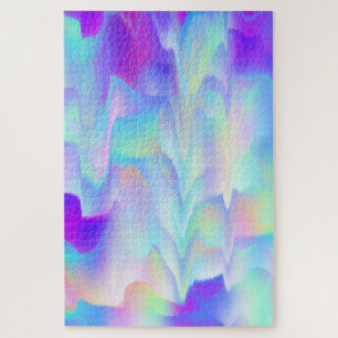 Abstrakte Nordlichter Puzzle