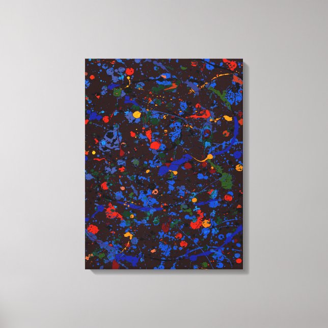 Abstrakte Nr. 909 Leinwanddruck (Vorderseite)