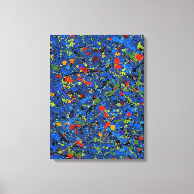 Abstrakte Nr. 913 Leinwanddruck (Vorderseite)
