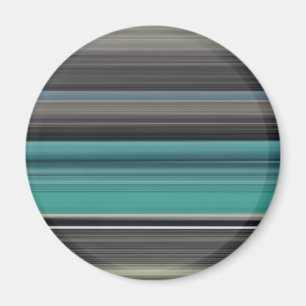 Abstrakte Nummer 1: Aquamarin und grau Magnet