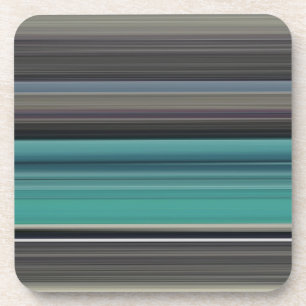 Abstrakte Nummer 1: Aquamarin und grau Untersetzer
