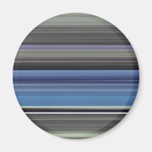 Abstrakte Nummer 1: blau und grau Magnet