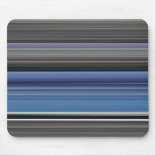 Abstrakte Nummer 1: blau und grau Mousepad