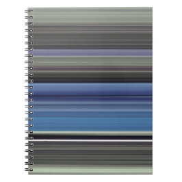 Abstrakte Nummer 1: blau und grau Notizblock