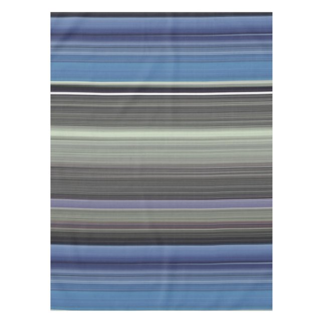 Abstrakte Nummer 1: blau und grau Tischdecke (Vorderseite)