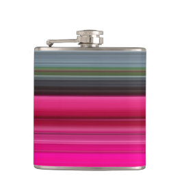 Abstrakte Nummer 1: Getreide und Grau Flachmann