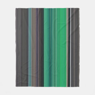 Abstrakte Nummer 1: grün und grau Fleecedecke