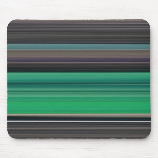 Abstrakte Nummer 1: grün und grau Mousepad (Vorne)