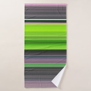 Abstrakte Nummer 1: Limon und grau Badehandtuch