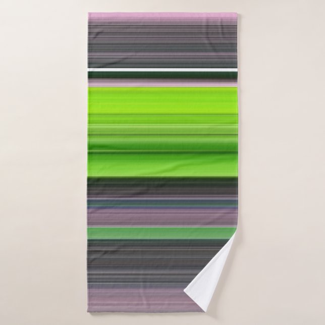 Abstrakte Nummer 1: Limon und grau Badehandtuch (Badehandtuch)