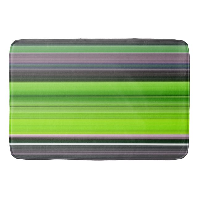 Abstrakte Nummer 1: Limon und grau Badematte (Vorderseite)