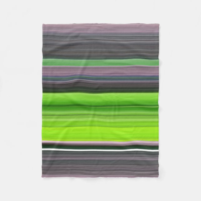 Abstrakte Nummer 1: Limon und grau Fleecedecke (Vorderseite)