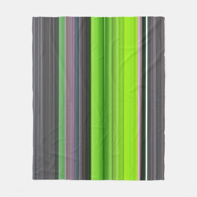 Abstrakte Nummer 1: Limon und grau Fleecedecke (Vorderseite)