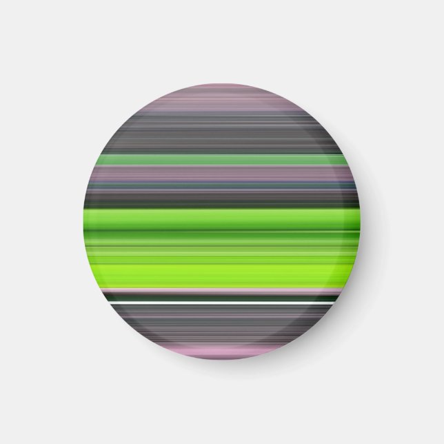 Abstrakte Nummer 1: Limon und grau Magnet (Vorne)