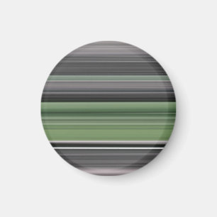 Abstrakte Nummer 1: Olive green und grau Magnet