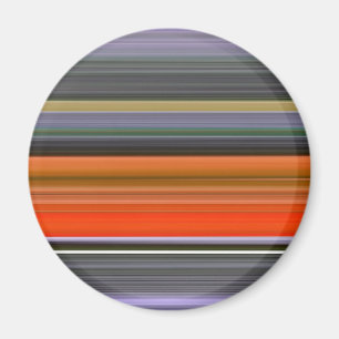 Abstrakte Nummer 1: Orange und Grau Magnet