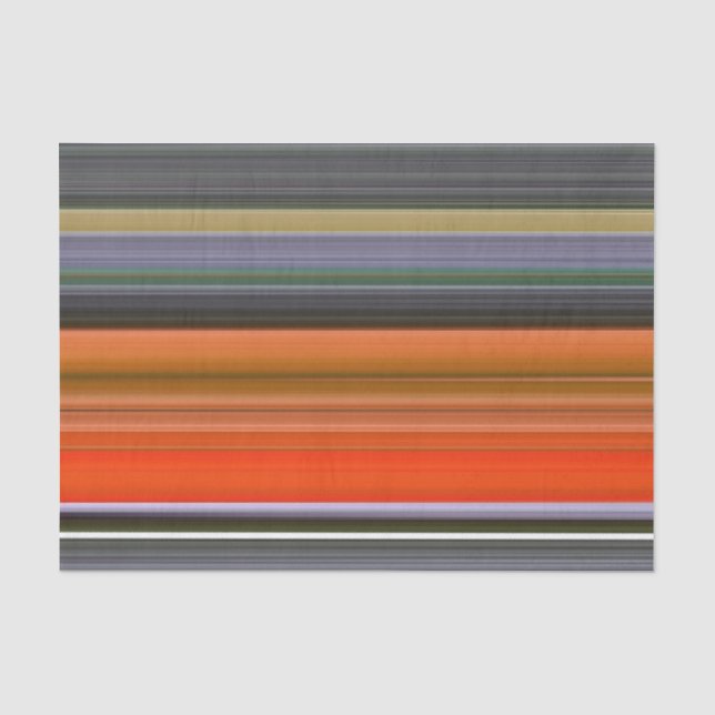 Abstrakte Nummer 1: Orange und Grau Seidenpapier (Vorderseite)